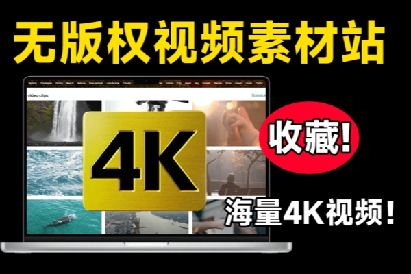 4K视频素材模板音效均可以免费下载且免版权无使用限制【在线工具】