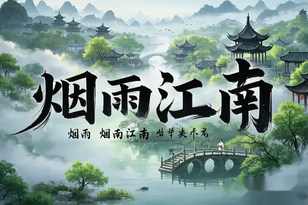 超简单AI生成烟雨江南爆款项目：疯狂变现，引流无忧！