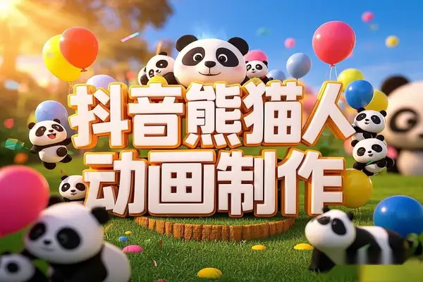 抖音熊猫人动画制作全攻略：实战操作与特效技巧