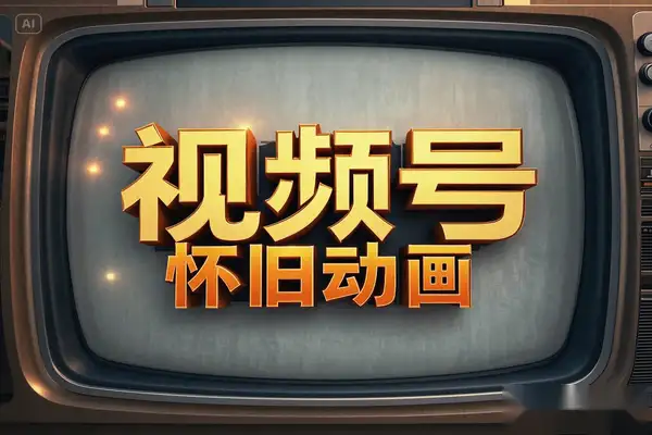 视频号怀旧动画搞笑段子只需会剪辑教程【含素材】