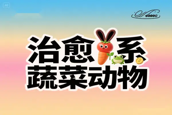 AI制作治愈系蔬菜动物视频：手把手教你轻松变现