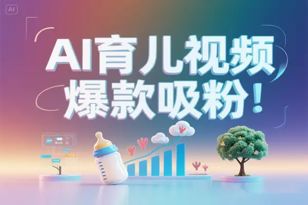 DeepSeek+即梦 AI 育儿视频：爆款吸粉