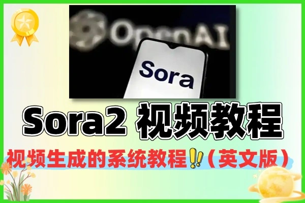 Sora2 AI视频生成的系统教程英文版